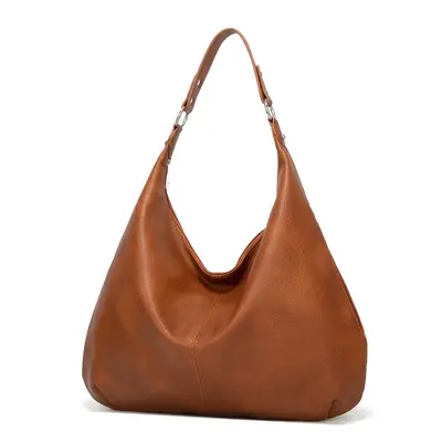 Retro Tote Bag for Women, Large Capacity, Soft Leather Shoulder Bag