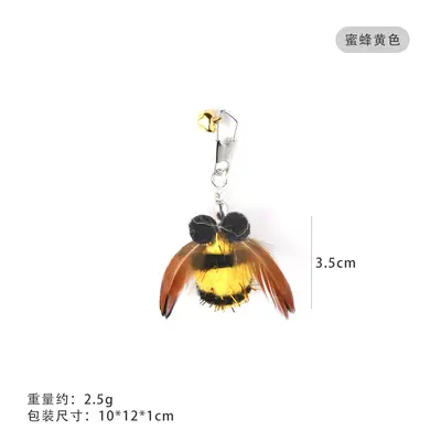 Amazon New Cat Toy Teaser Wand Replacement Variety Small Flying Bug Replacement Heads Pet Cat Supplies - 13