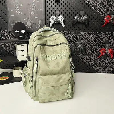 Korean Style Student Backpack, Large Capacity, Air Cushion - 9