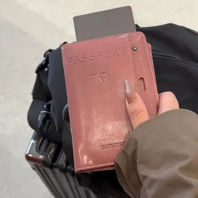 Pasaport kılıfı, çok fonksiyonlu seyahat organizer - 11