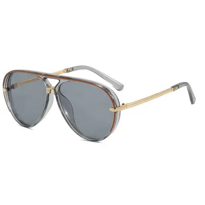 Oversized Frame Fashion Sunglasses, Minimalist Versatile Style - 10