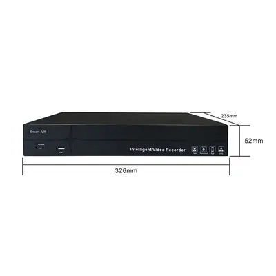 4K Netzwerk-Festplattenrekorder NVR 36-Kanal Dual-Slot intelligentes Analyse-Überwachungssystem - 4