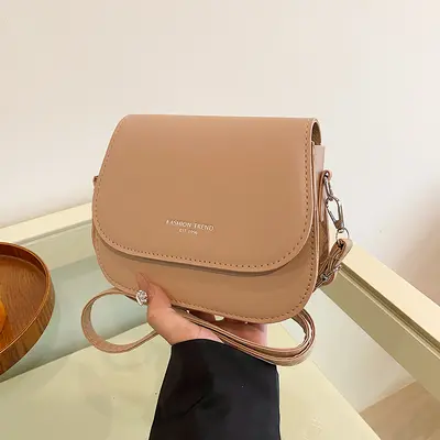 Candy-Colored Women's Shoulder Saddle Bag, Autumn and Winter Style - 3