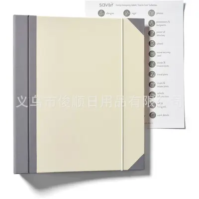 Manila Pocket File Document Organizer Folder - 7