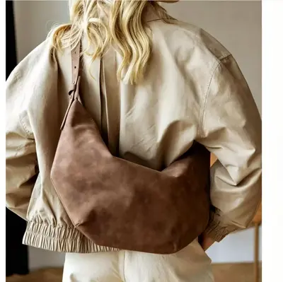 Cross-border Large-capacity Women's Bag 2026 New Retro Niche Design Single-shoulder Crossbody Bag Commute Tote Bag - 8