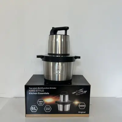 Grenzüberschreitende multifunktionale Edelstahl-Gemüsefüllmaschine Fufumachine 6L Küchenmaschine Fleischwolf Babykostmaschine Hackfleischwolf - 12