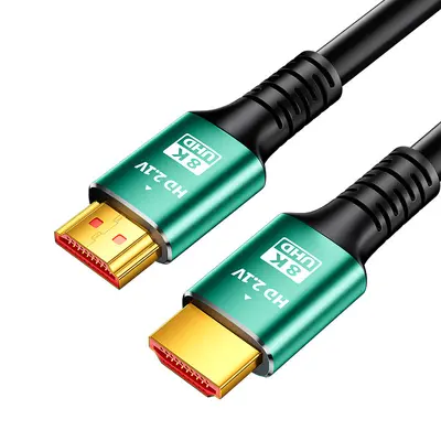 HDMI 2.1 Kabel 8K 60Hz 144Hz aus reinem Kupfer, vergoldeter Stecker