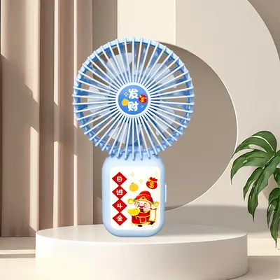 Yeni masaüstü el tipi küçük fan usb şarjlı fan sessiz taşınabilir uzun pil ömrü baskılı LOGO'yu destekler - 8