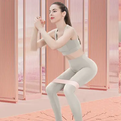 Yoga direnç halkası, kalça antrenmanı, esnetme - 5