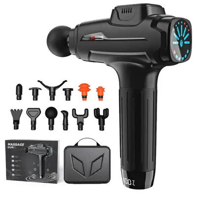 跨境爆品厂家直销筋膜枪电动器震动肌肉枪振动按摩枪massage gun