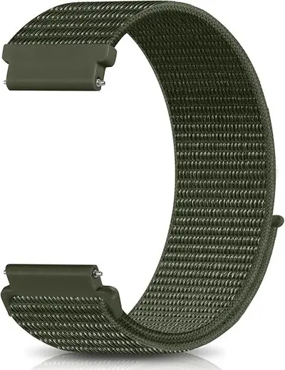 Nylon Hook-and-Loop Sport Watch Strap for Samsung, Huawei, Garmin, 18/20/22 mm - 8