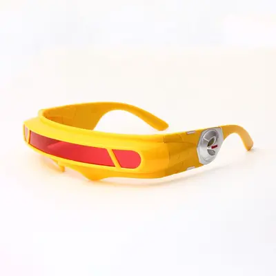 Retro-Punk-Sonnenbrille im Space-Design, UV-Schutz, Laserlinsen - 9