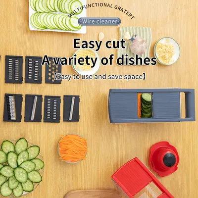 Multifunctional vegetable grater 7-in-1, slicer and cutter - 4