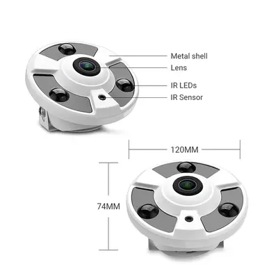 AHD Camera 1080P 2MP 5MP 180° Infrared - 3