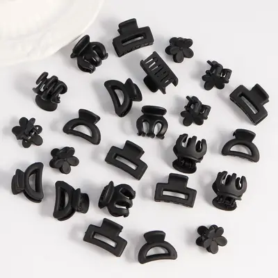 Grenzüberschreitend beliebtes Set aus Mini-Haarspangen in Kaffeebraun Prinzessin-Haarspange Pony-Clip Haarspange für bruchiges Haar Kappen