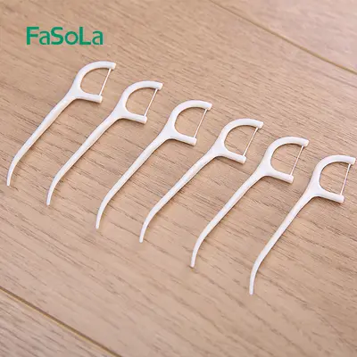 FaSoLa Zahnseide-Sticks, ultrafein, 50 Stück Familienpackung - 3