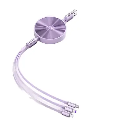100W 3 in 1 geri çekilebilir şarj kablosu