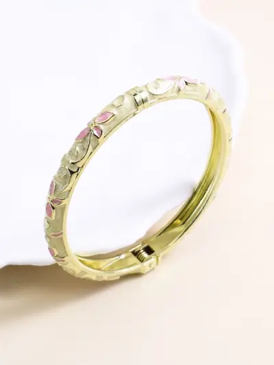Jinggtaiblau-Armband grenzüberschreitend neu Legierung Emaille farbig Strass-Einfassung feiner offener Armreif moderner Vintage-Stil Kristall-Armband Lagerbestand Großhandel - 9