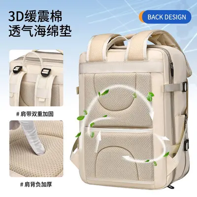 Fashion Men's Backpack, Waterproof Laptop Compartment, Large Capacity, Lightweight - 5