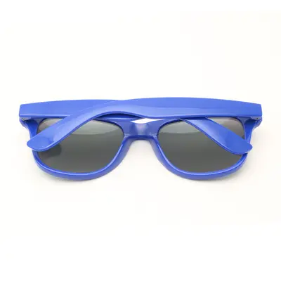 Men's Solid Color Metal Stud Sunglasses with Custom Logo - 5