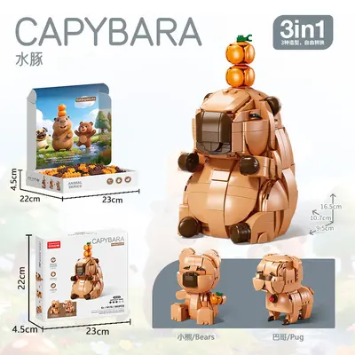 Lego-Compatible Building Blocks, Animal Transformer Set for Children - 11