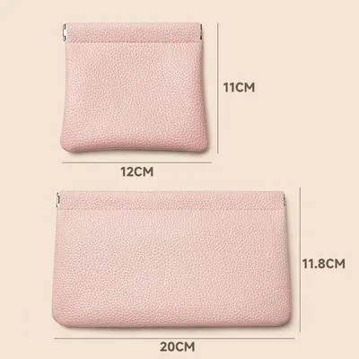 Nakit Para Cüzdanı Limon Derisi Dokulu Minimalist Klips Bozuk Para Cüzdanı Büyük Boy Uzun Taşınabilir Saklama Çantası Erkek Kadın Küçük Para Cüzdanı - 10