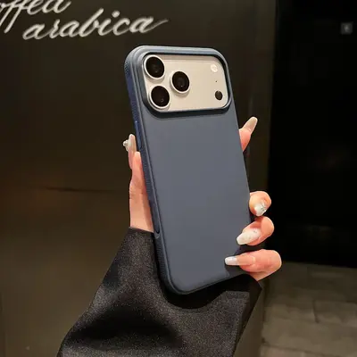 Leather-Texture Magnetic Phone Case for Apple iPhone 17 Pro, Anti-Slip - 9