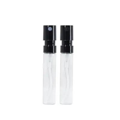 1 ml parfüm dağıtım şişesi cam taşınabilir mini şişe şeffaf fransız sprey şişesi 2 ml parfüm dağıtım numune şişesi