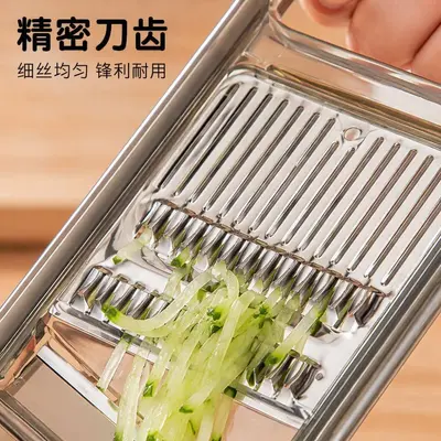 Stainless steel vegetable slicer for potatoes and carrots - 4