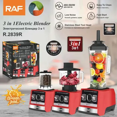 RAF 3-in-1 Entsafter, Fleischwolf und Mühle - 4