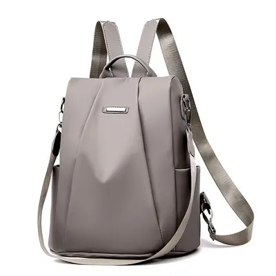 Women's Backpack, Nylon Oxford Fabric, Water-Repellent, Large Capacity for Travel - 6