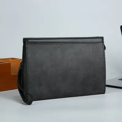 Men's Small Square Shoulder Bag with 10-inch Tablet Compartment - 4