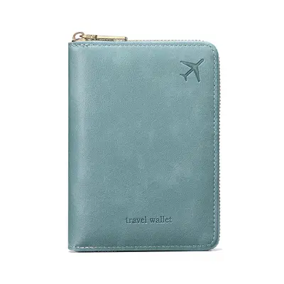RFID passport holder, plain weave, multi-pocket - 11