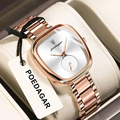 POEDAGAR Women's New Model Student Watch Waterproof Luxury Fashion Quartz Watch Live Streaming Foreign Trade Hot-Selling Wristwatch - 7
