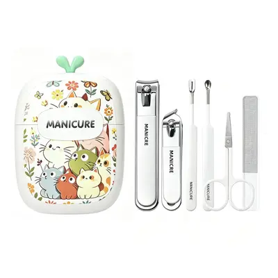 6-in-1 nail clipper set multi-function grooming kit