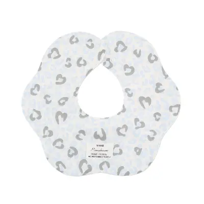 Waterproof Thin Baby Bib, 360-Degree Petal Design - 7