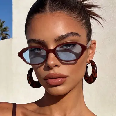 Cat-Eye Sunglasses for Women, UV Protection, Retro Style