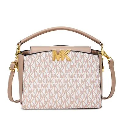 Women's Small Square Crossbody Bag, Lightweight, Printed Perfume-Style - 12