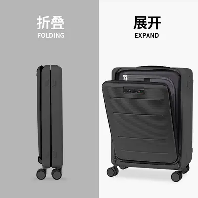 Front-Opening 20 Inch Spinner Wheel Cabin Suitcase - 9