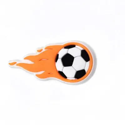 Football Themed Soft Rubber Clog Charms, World Cup Decorative - 8