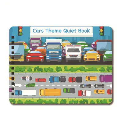 Children's Reusable Velcro Sticker Quiet Book for Early Education - 13