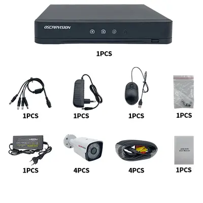 AHD surveillance camera set 2MP, infrared, waterproof CCTV - 6