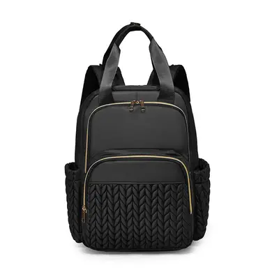 Mommy Bag Backpack, Large Capacity, Milk Bottle Compartment and Changing Pad - 9