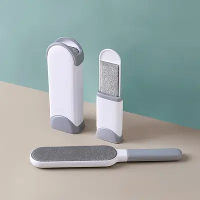 Clothing lint remover cleaning powder brush hair remover garment lint brush static brush household down jacket lint brush. - 4