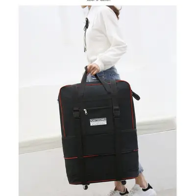 Waterproof Portable Oxford Fabric Travel Suitcase, Large Capacity, 158 - 6