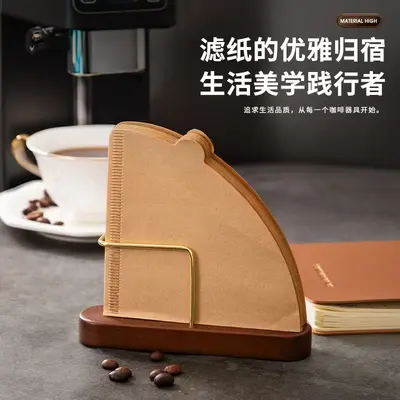 Solid Wood Pour-Over Coffee Filter Holder, V60 Compatible