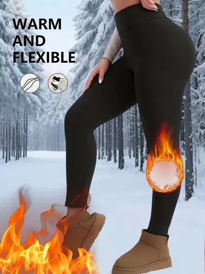 Yoga taytı, sonbahar-kış, fleece, yüksek bel, esnek
