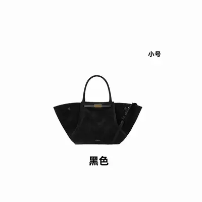 Demellier Flügeltasche, echtes Leder, große Tote-Tasche - 11