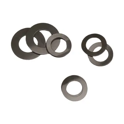 Nylon Gasket 10x15x0.5 mm, Molybdenum Disulfide Plastic Washer