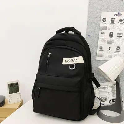 Minimalist Unisex School Backpack College Style Korean Design - 6